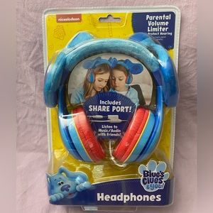 🎧💙🐾Blues Clues wired Headphones for Kids - Blue